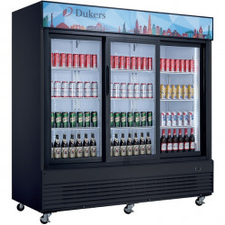 Refrigerador / Exhibidor refrigerado 3 puertas de vidrio (Dukers)