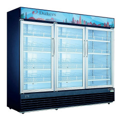 Refrigerador / Exhibidor de tres puertas (69") (Dukers)