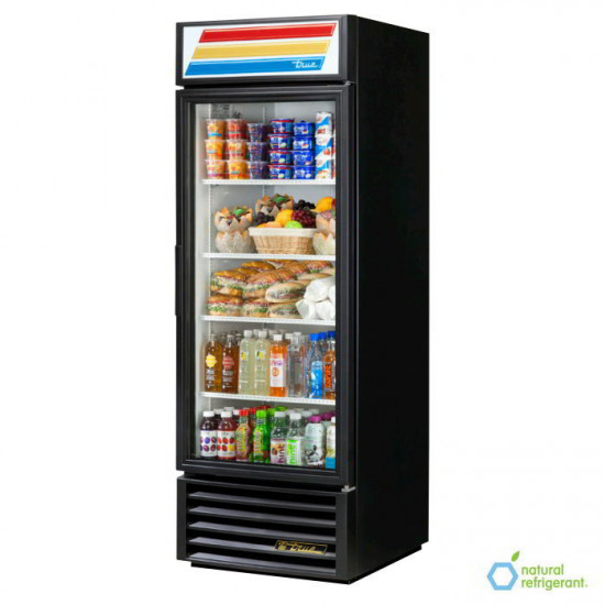 Refrigerador de una puerta cristal (True)