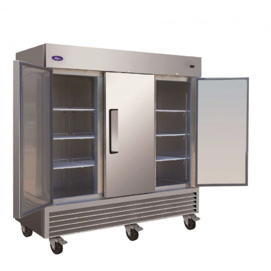 Congelador (3 puertas) de Acero Inoxidable 72 pies cubicos (Valpro)