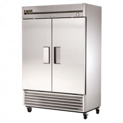 Refrigerador de dos puertas de acero (True)